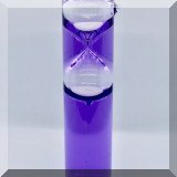 D46. Purple hourglass. - $28 